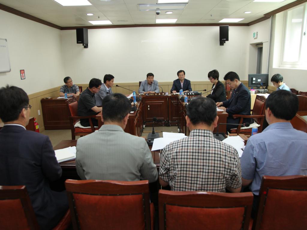 한해 대책보고회(산업건설위원회)