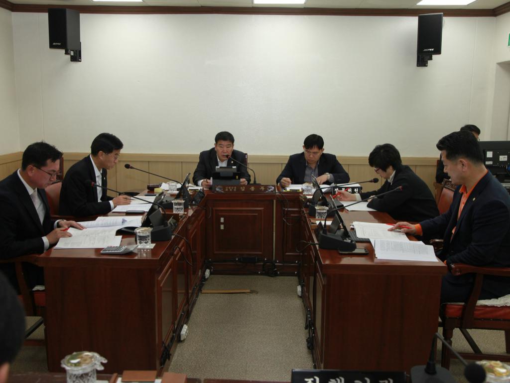 제216회 임시회 상임위원회 활동