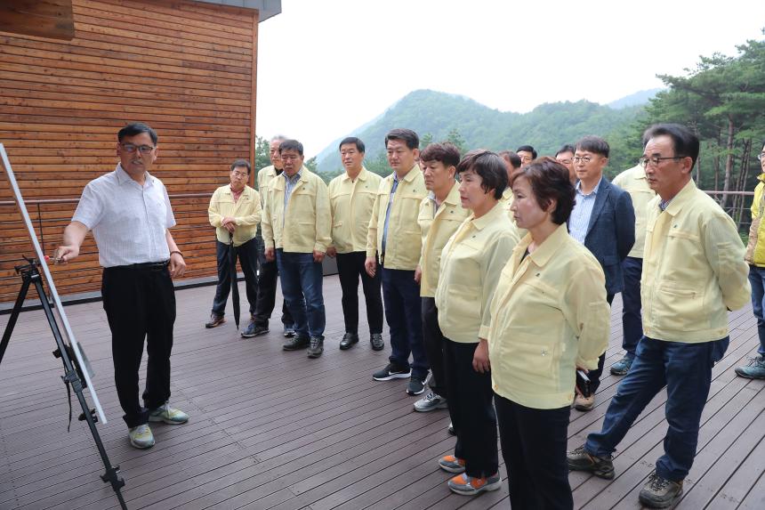 항노화힐링랜드 현장 방문